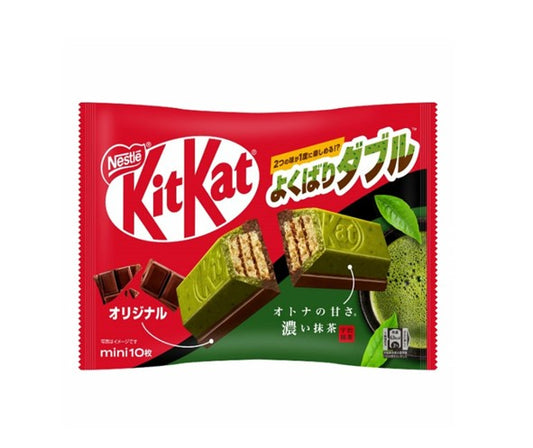 Nestlé Kit Kat Yokubari Double Dark Matcha & Original
