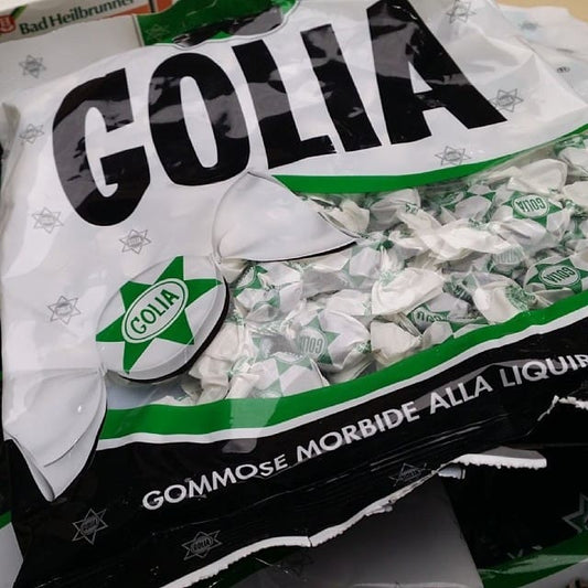 Golia Licorice Flavoured Candy SUGAR FREE QTY Bags 18 x 180gr
